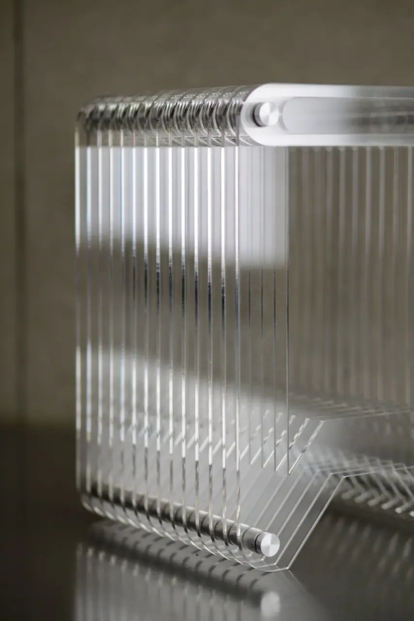 View of ripple light effect